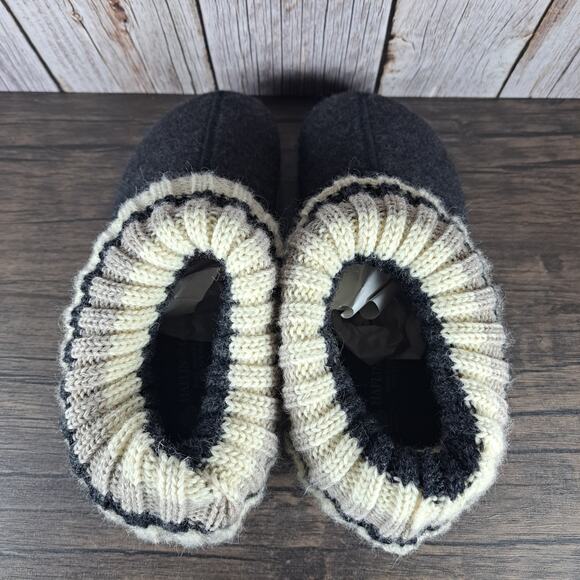 Haflinger Grizzly Felt Kristina Slipper Boot Charcoal Gray Women's Sz 6 EU 37 - Picture 6 of 10